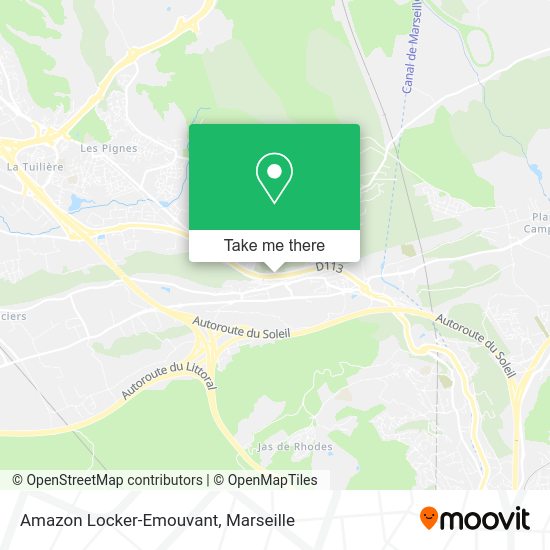 Amazon Locker-Emouvant map