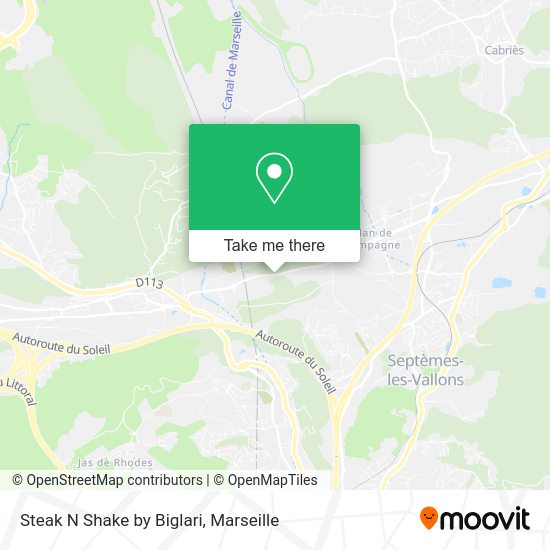 Steak N Shake by Biglari map