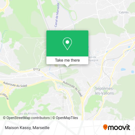 Maison Kassy map