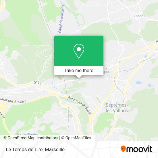 Le Temps de Lire map