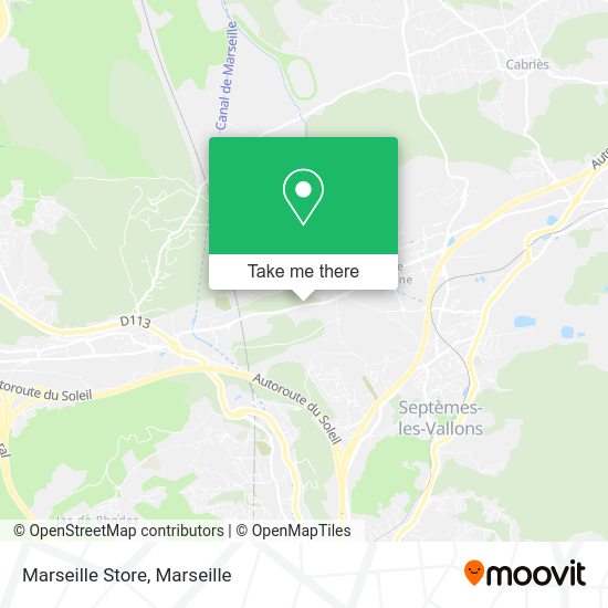 Marseille Store map