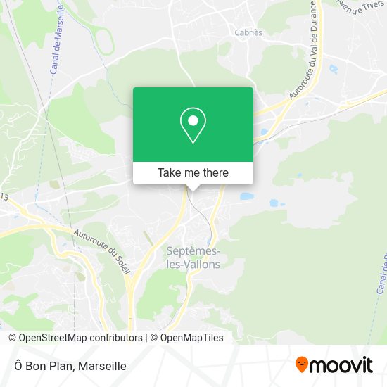 Ô Bon Plan map