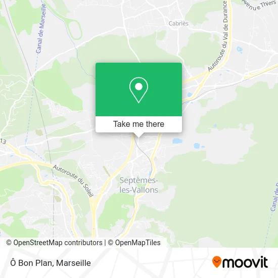 Ô Bon Plan map