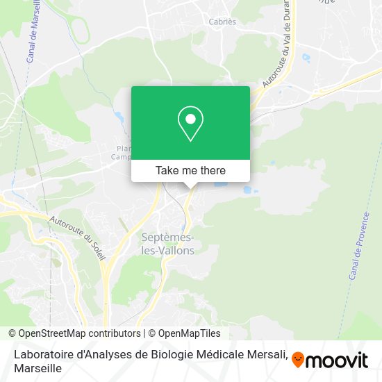 Laboratoire d'Analyses de Biologie Médicale Mersali map