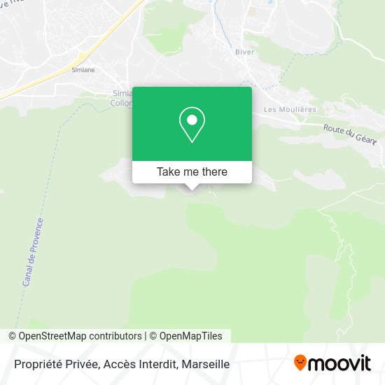 Propriété Privée, Accès Interdit map