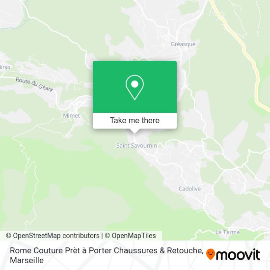 Rome Couture Prèt à Porter Chaussures & Retouche map