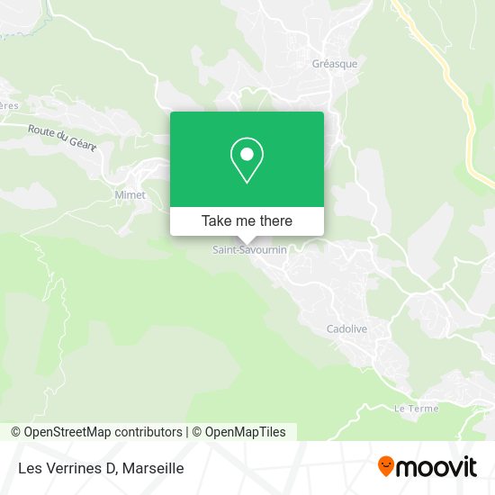 Les Verrines D map