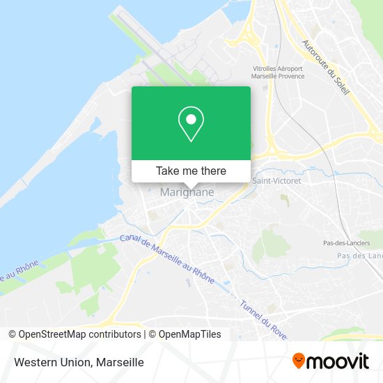 Western Union map