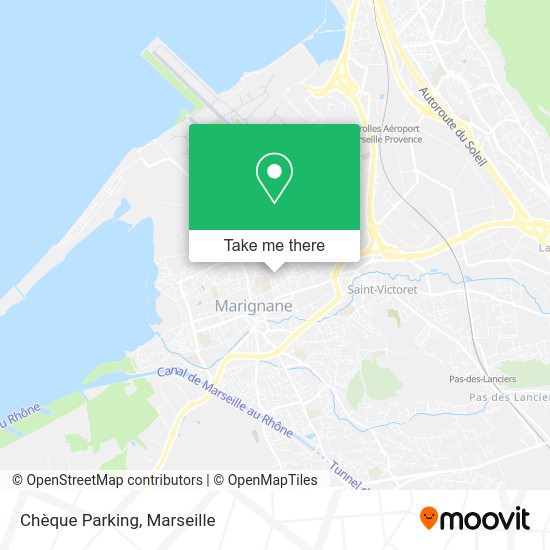 Chèque Parking map