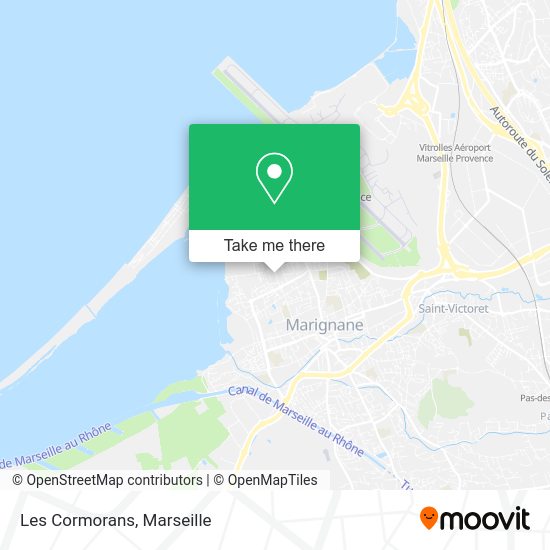 Les Cormorans map