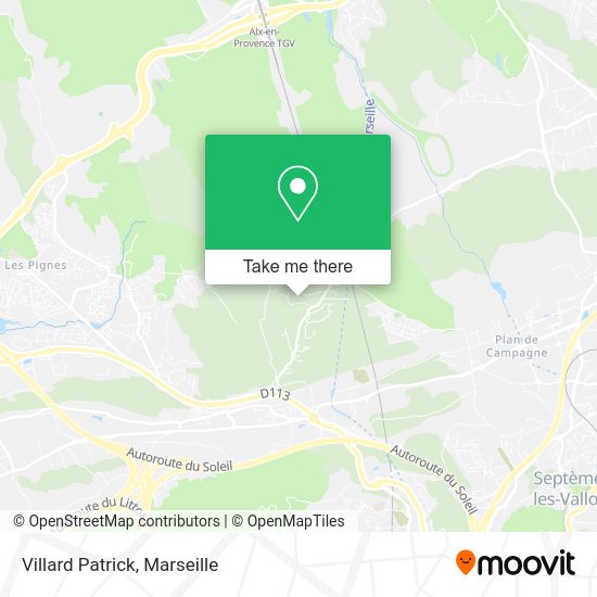 Villard Patrick map