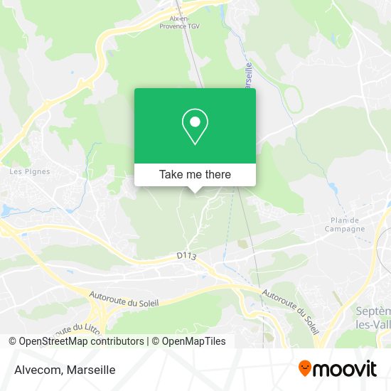 Alvecom map