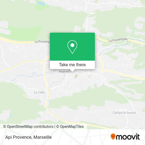 Api Provence map