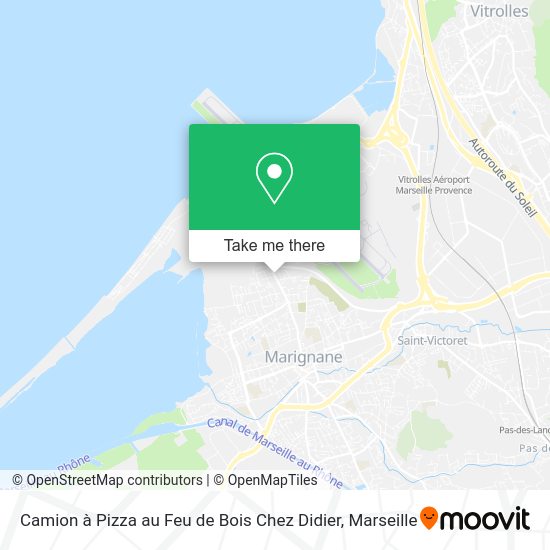 Camion à Pizza au Feu de Bois Chez Didier map