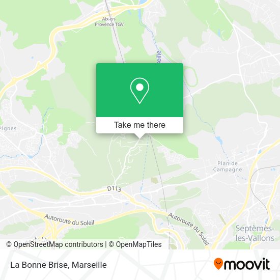 La Bonne Brise map