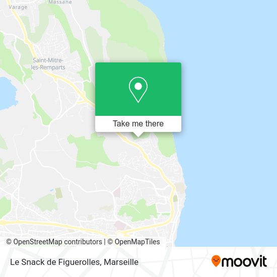 Le Snack de Figuerolles map