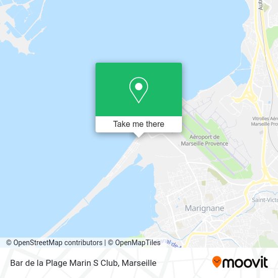 Bar de la Plage Marin S Club map