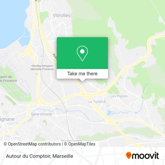 Autour du Comptoir map