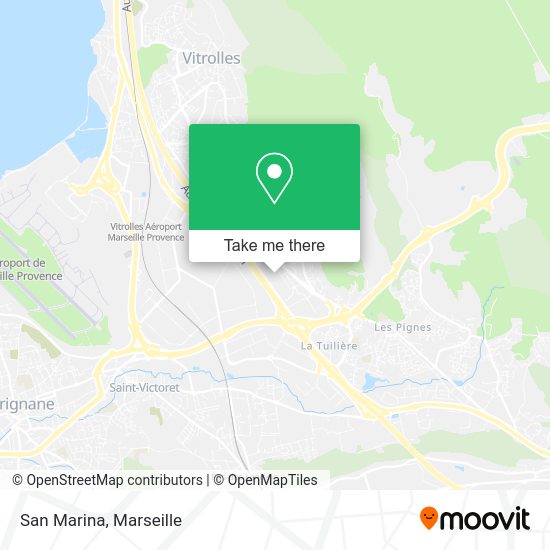 San Marina map
