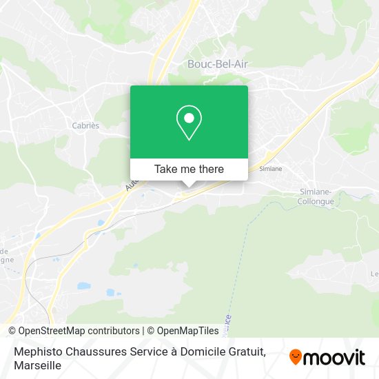 Mephisto Chaussures Service à Domicile Gratuit map