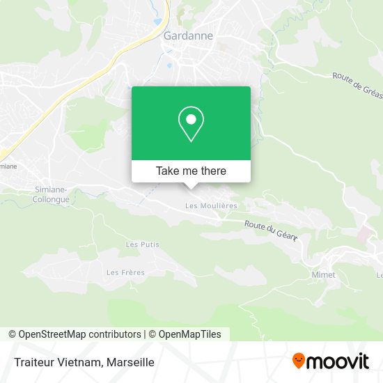 Traiteur Vietnam map