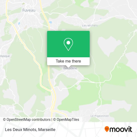 Les Deux Minots map