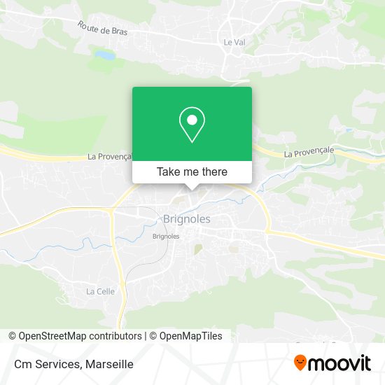 Cm Services map