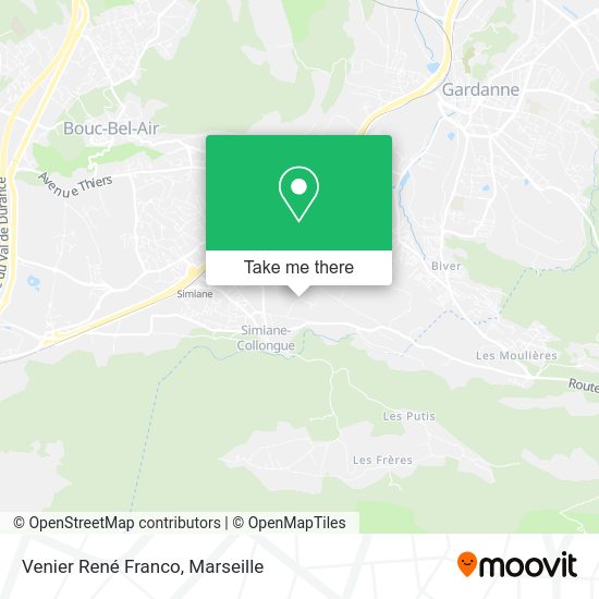 Venier René Franco map