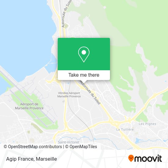 Agip France map