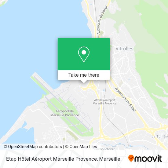 Etap Hôtel Aéroport Marseille Provence map