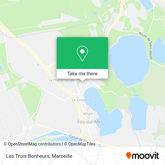 Les Trois Bonheurs map
