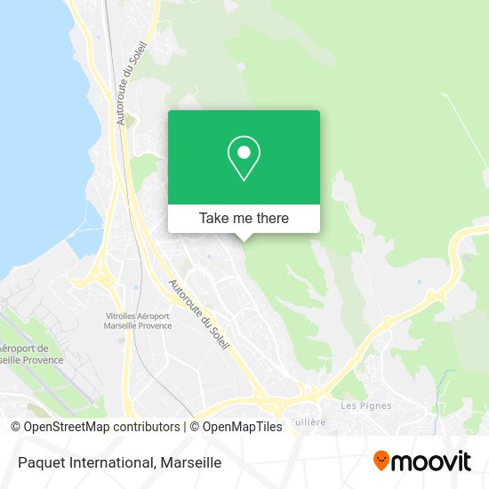 Paquet International map