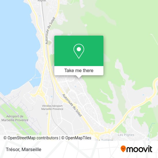 Trésor map