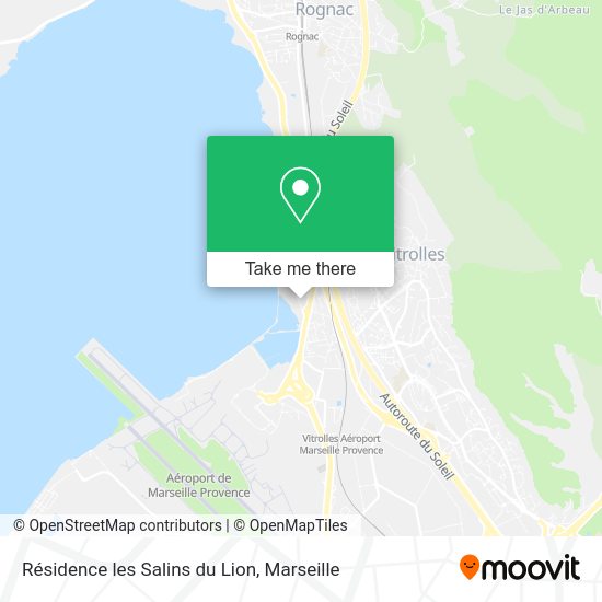 Résidence les Salins du Lion map