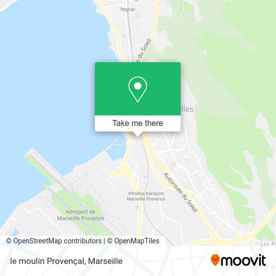 le moulin Provençal map