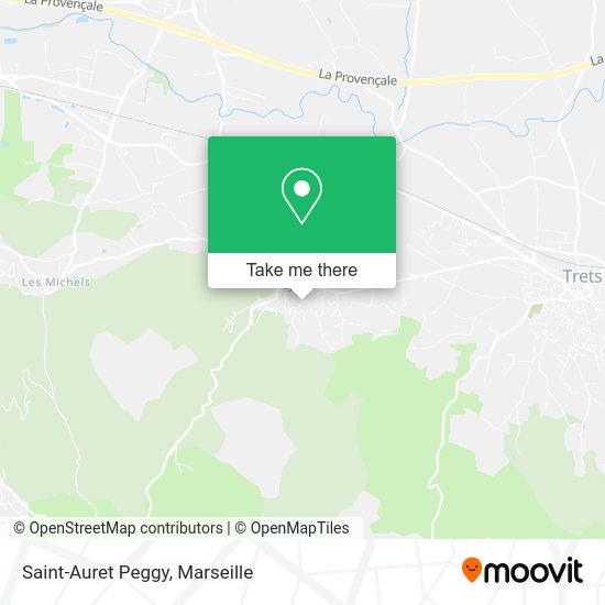 Saint-Auret Peggy map