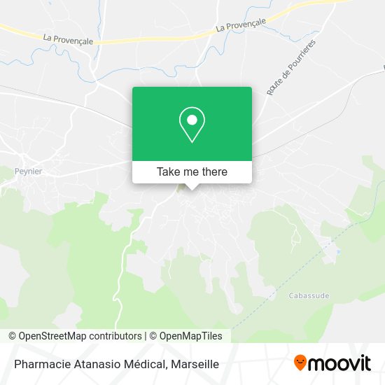 Pharmacie Atanasio Médical map