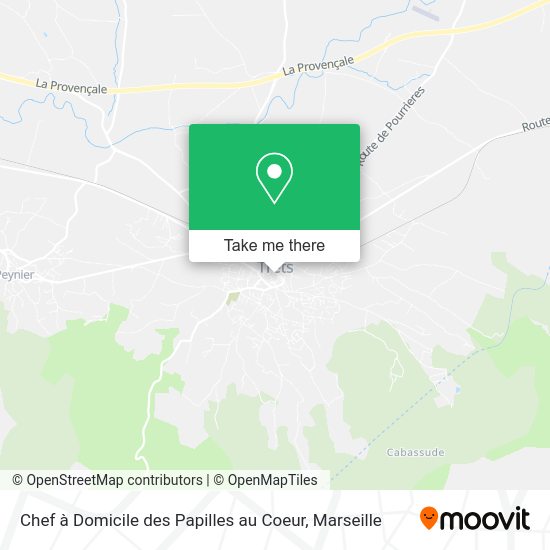 Chef à Domicile des Papilles au Coeur map