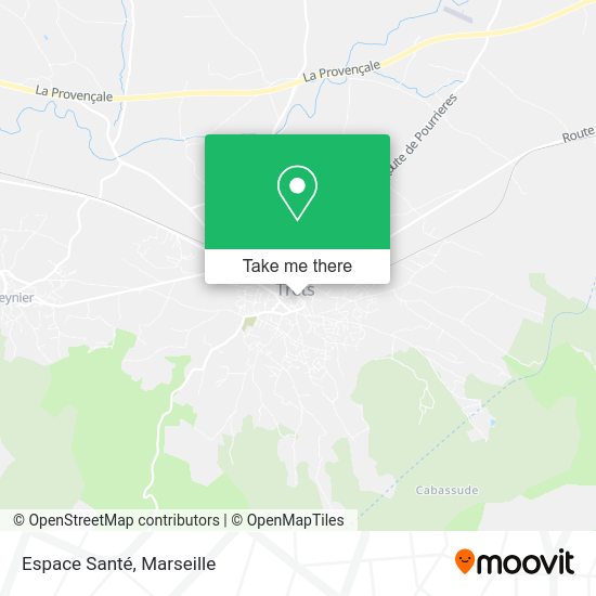 Espace Santé map