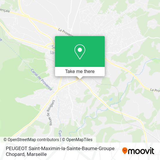 PEUGEOT Saint-Maximin-la-Sainte-Baume-Groupe Chopard map