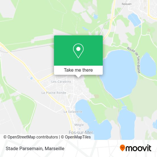 Stade Parsemain map