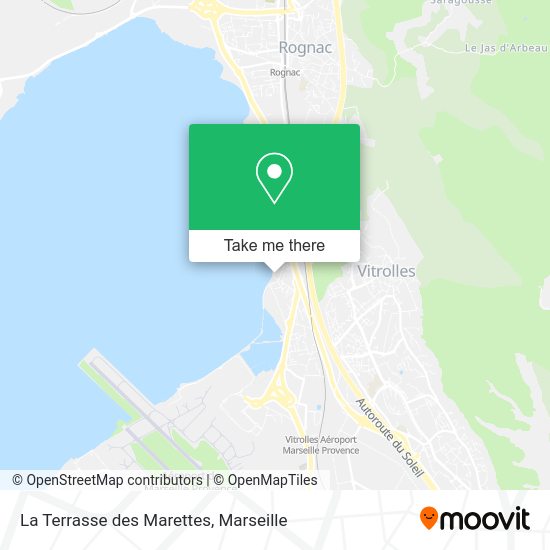La Terrasse des Marettes map