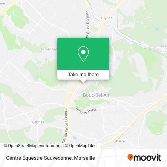 Centre Équestre Sauvecanne map