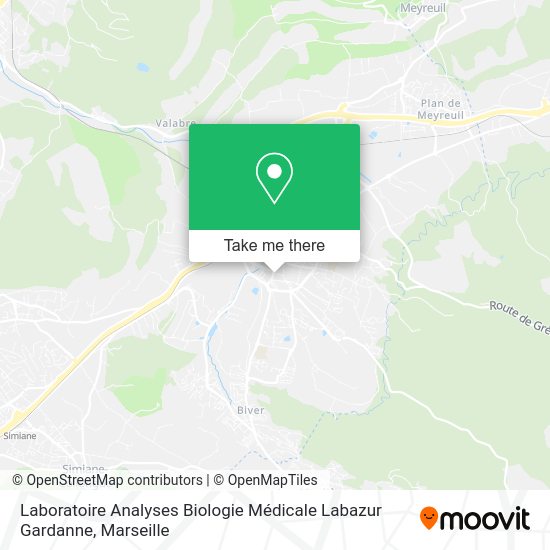 Laboratoire Analyses Biologie Médicale Labazur Gardanne map