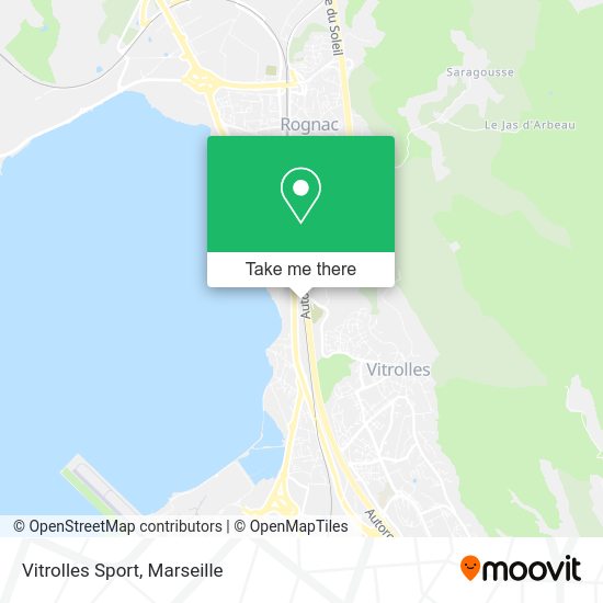Vitrolles Sport map