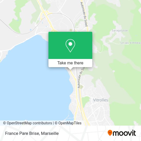France Pare Brise map
