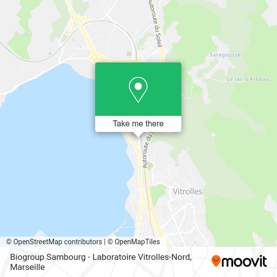 Biogroup Sambourg - Laboratoire Vitrolles-Nord map