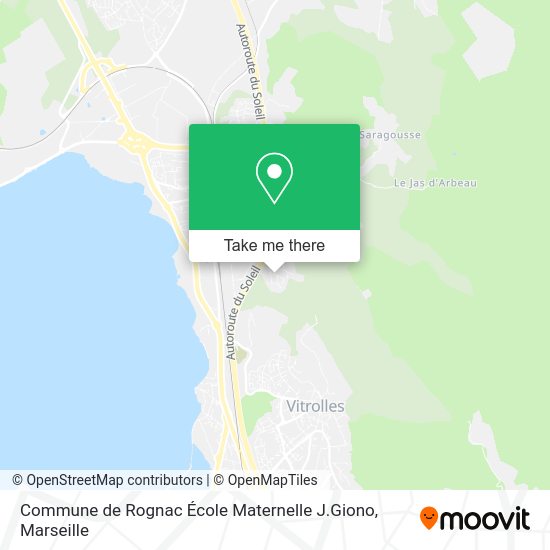 Commune de Rognac École Maternelle J.Giono map