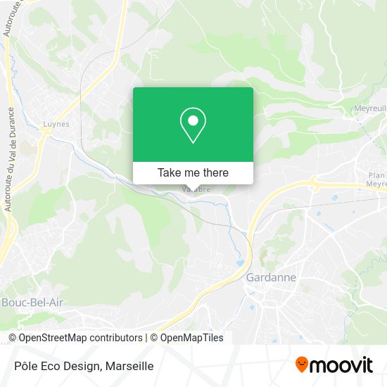 Pôle Eco Design map