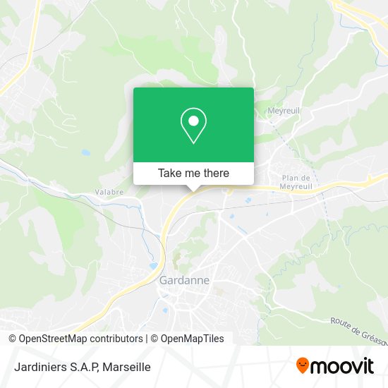 Jardiniers S.A.P map